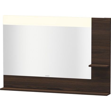 Miroir DuravitVERO 142x1200x800m avec éclairage noyer geb