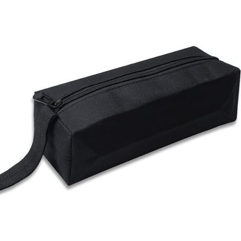 Pochette à Outils Sac à outils imperméable multifonctionnel,Petit sac à outils portable 600D Oxford tissu Sacs à outils professionnels pour électricien, charpentier, construction (Noir) (1/5)