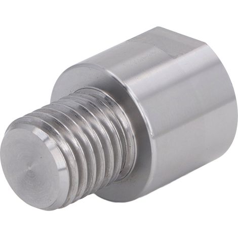 Adaptateur de broche de tour à bois 1 pouce x 8 TPI mâle vers 3/4 pouce x 16 TPI femelle en acier allié pour tête de tour à bois (1/5)