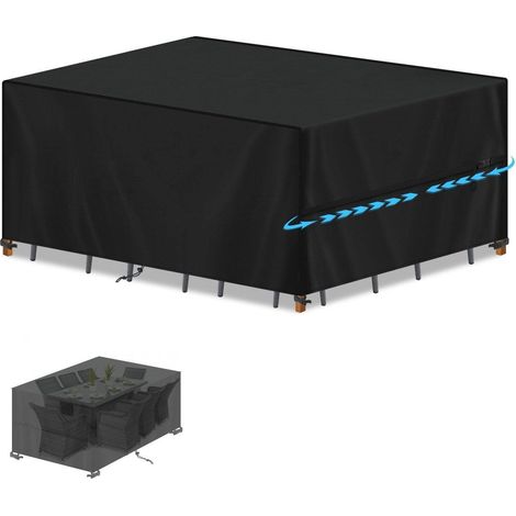 Gartenmöbel Abdeckhaube 180x120x75cm, wasserdicht, 420D Oxford, winddicht (1/5)