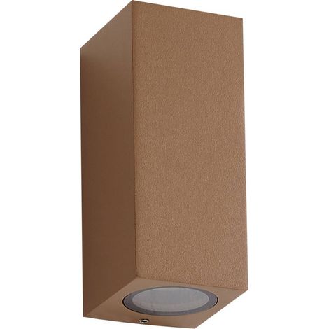 Utomhusvägglampa "Xava" aus aluminium / grå / zink von Lucande