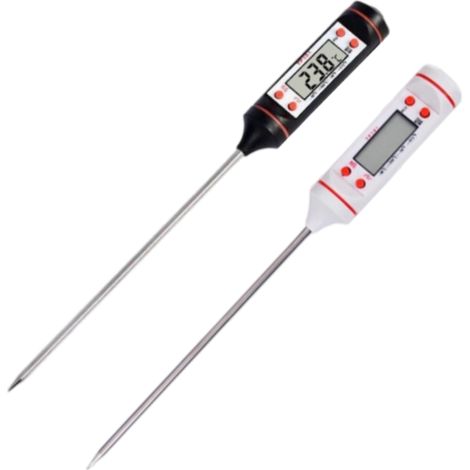 1 Thermomètre alimentaire, sonde inox 304, affichage numérique, plage -50°C à 300°C, cuisine et BBQ (1/5)