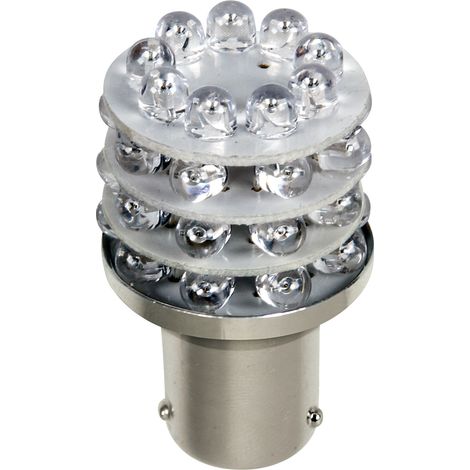 12V Lampada Multi-Led 36 Led - (P21W) - BA15s - 1 pz  - D/Blister - Rosso (1/4)