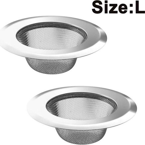 Abflußsieb en acier Inoxydable Cuisine Évier Évier Crépine de Vidange-Tamis de 2 (1/5)