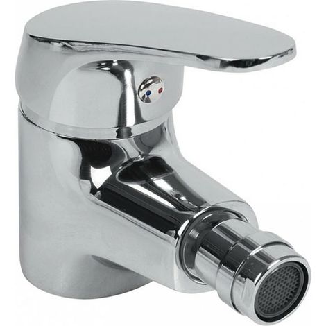 Miscelatore rubinetto europa per bidet in ottone colore cromato con piletta (1/3)