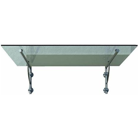 Glaswerk Westfalen- (LB)160x90cm klar Glasvordach+Halter (1/5)