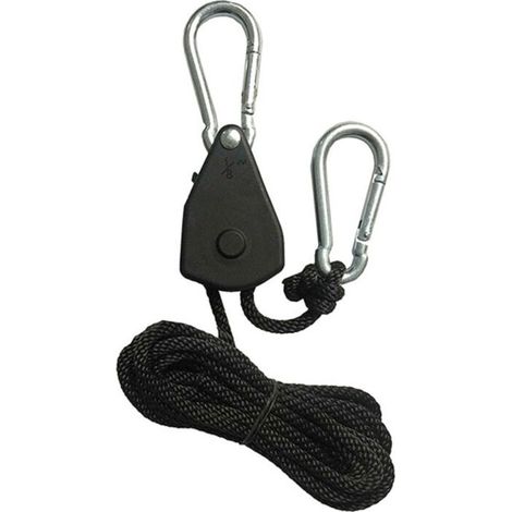 Poulie en métal, roue en plastique, lampe de tente, cordon de suspension, quincaillerie, outils, accessoires d'éclairage (1/5)