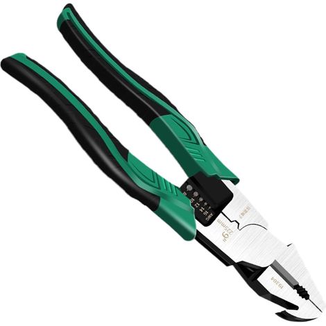 Tronchesi, pinze per cavi, pinza crimpatrice, lama spelafili multifunzionale, levachiodi, design compatto e maneggevole per elettricisti, riparazioni e lavori artigianali, 4 cm