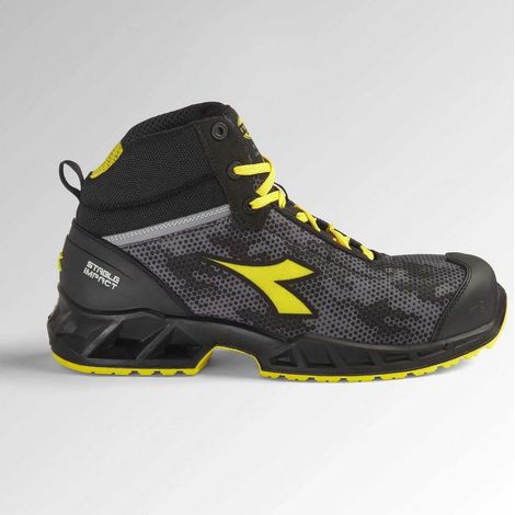 Utility Diadora Scarpa Shark Stable Impact Mid S3 Src Esd Nero Grigio 45 (1/10)
