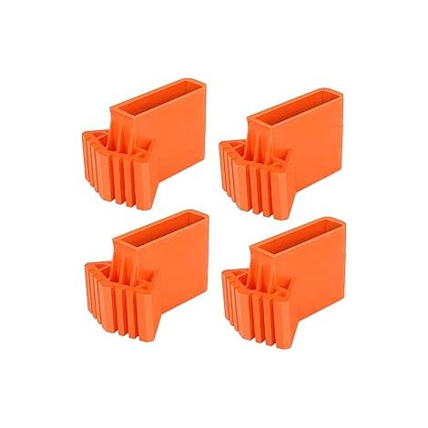 4 Pièces Couvre-Pieds D'échelle,Pieds D'escalier Antidérapants en PVC pour Escaliers Revêtements en Caoutchouc Antidérapants, Coussin de Protection D'échelle pour échelles Télescopiques,etc (1/5)
