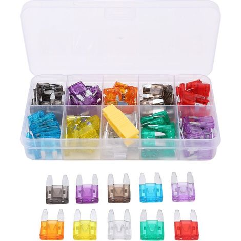 Kit d'assortiment de fusibles en plastique en alliage d'aluminium, 120 pièces, avec Clip 2A-35A (1/5)