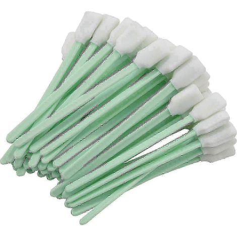 Lot de 100 écouvillons de nettoyage pour têtes d'impression à solvant grand format Roland Epson Mimaki Mutoh - szbym1344jxnq (1/4)