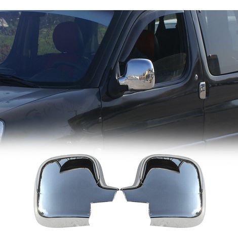Coques de Rétroviseurs pour Citroen Berlingo II 2008-2012 Pre-FL en ABS Argent (1/5)