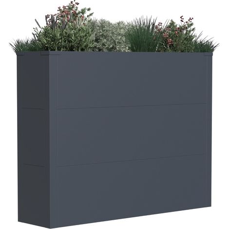 Pflanzkübel Horeca - 100x25x77 cm - Anthrazit - verzinkter Stahl