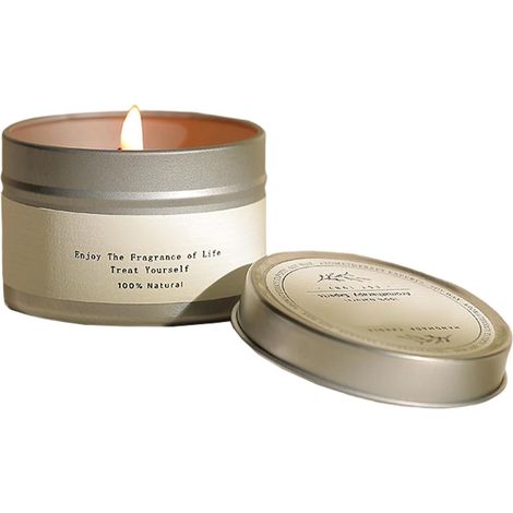 Bougie parfumée de luxe, bougie parfumée à la cire de soja, mèche en coton avec combustion uniforme, design décoratif d'aromathérapie, design relaxant, rehausseur d'humeur avec style chaud, accessoire (1/5)