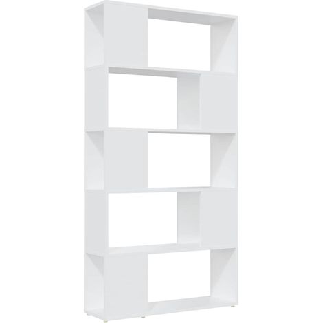 Maison Exclusive - Bibliothèque/Séparateur de pièce Blanc 80x24x155 cm (1/5)