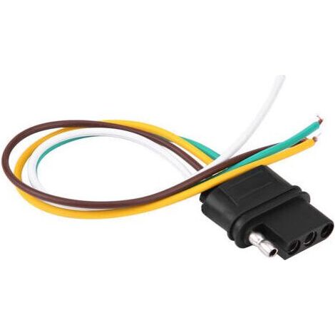 Connecteur de cblage de prise de remorque à 4 broches Kit de douille de prise de lumière de remorquage TM8010 (1/5)