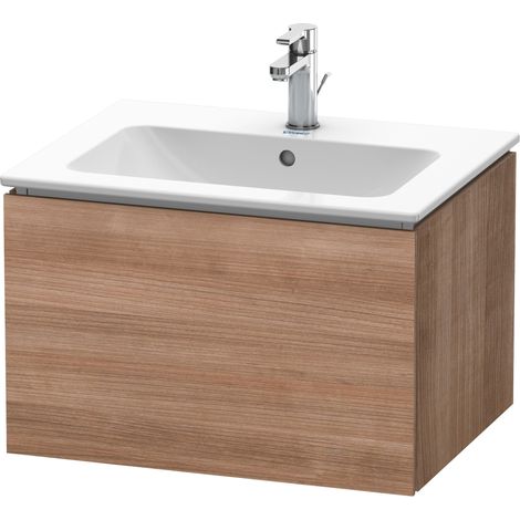 Duravit L-Cube Mueble de pared, 1 cajón, anchura: 620mm, para mí de Starck 233663, color: Cerezo del Tesino - LC614007373 (1/4)