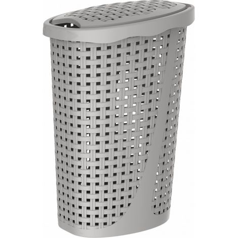 Corbeille à linge - 43 L - Beige - Livraison gratuite