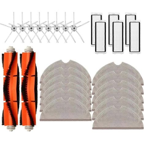 Accessoires pour balais Roborock S6, S6 MaxV, S6 Pure, S5 Max, S50, S55, S5 E4 et E5 : brosse principale, filtre et pièces détachées. (1/5)