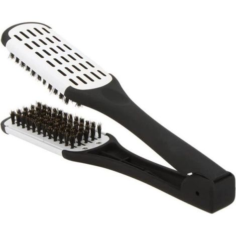 Brosse à Cheveux,Brosse à Lisser Brosse à Défriser Professionnelle Outil de Coiffure Brosse Recto Verso Lissage de Cheveux,Lissage