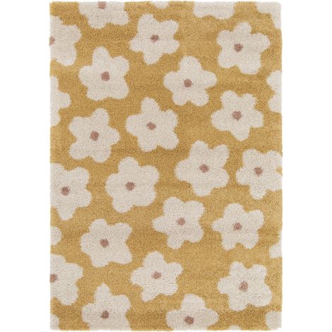 Tapis contemporain à motif floral - 160x230cm - Flora II (1/5)
