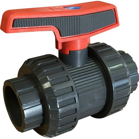 Vanne PVC 1/4 tour à coller Ø40mm