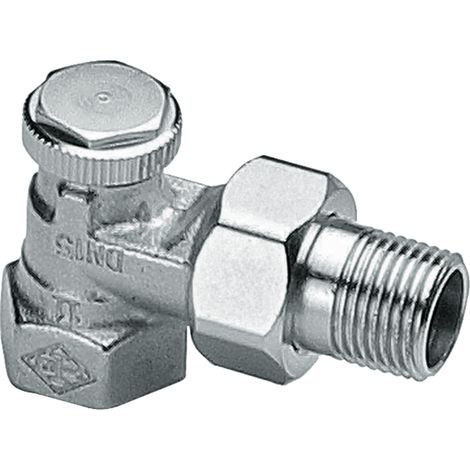 Heimeier du coude de réglage Regutec 035501000 Eck, 3/8 », nickelé, obturable / réglable