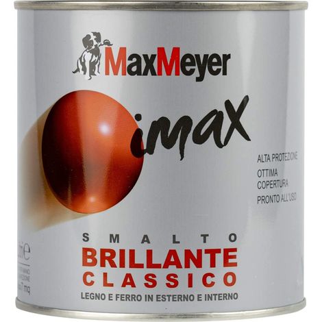 Smalto imax brillante classico grigio cemento max meyer 0.500 lt (1/2)