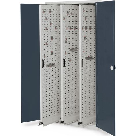 Kappes ®RasterPlan Vertikalschränke 1950x1000x600mm Modell 85 Doppelwandtüren anthrazitgrau