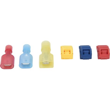 Kit de Connecteurs à Déconnexion Rapide, Bornes de Fil en PVC en Laiton 3 Couleurs avec Conception Isolée pour la Réparation Circuits Décoration la Maison (1/5)