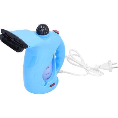 Tragbares blaues Bügeleisen, Mini-Dampfgenerator für Kleidung, 220-V-EU-Stecker (1/5)