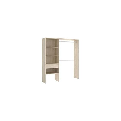 Kit Vestidor con 1 cajón Natural 187x160x40 cm - SUIT