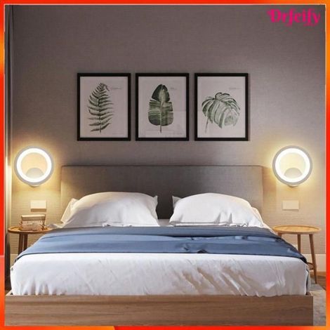 Wandleuchte – Rundes Modell – Integrierte LED – Warmweißes Acryl – Energiesparend (1/5)