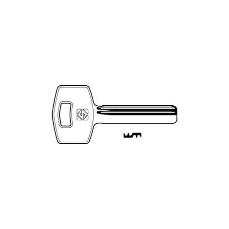 Chiavi Punzonate per Cilindri Grifo 6 Spine GF1 Silca 5 Pezzi