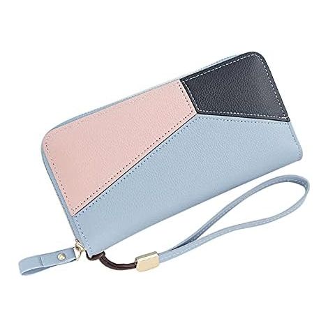 Portefeuille pour femme avec plusieurs emplacements pour cartes (bleu), (1/2)
