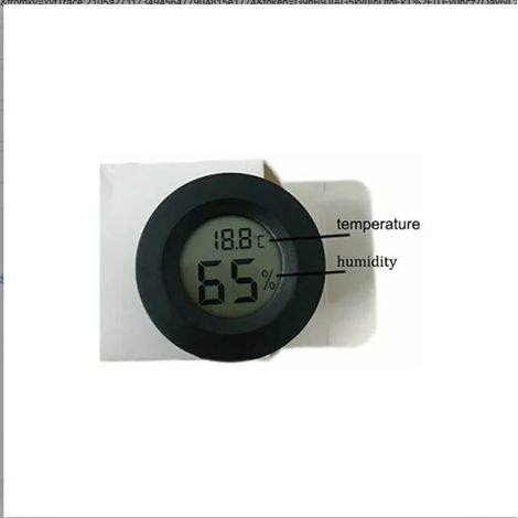 1 Thermomètre-hygromètre, écran LCD, plage -50°C à 70°C, humidité 10% à 90%, pour maison, bureau (1/5)