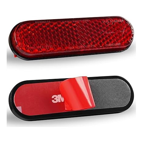 Catadioptre moto réflecteur Mini Rouge (1/5)