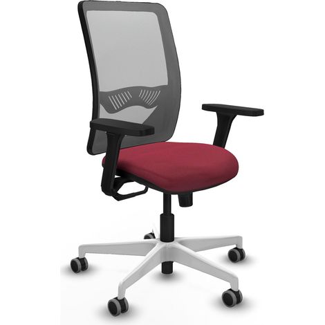 Sedia da ufficio piqueras y crespo Zulema grigio rete base bianca (1/2)