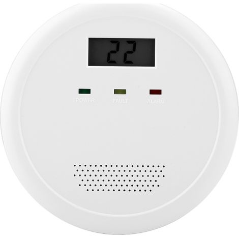 Weißer Kohlenmonoxidmelder JKD-620C, hochempfindliches intelligentes Alarmsystem (1/5)