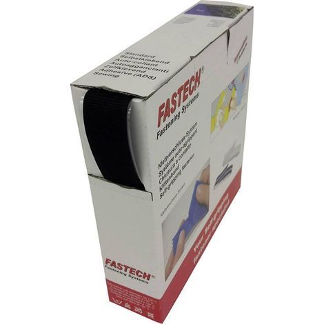 Fastechr B25-SKL01999910 cinta autoadherente negra 25 mm