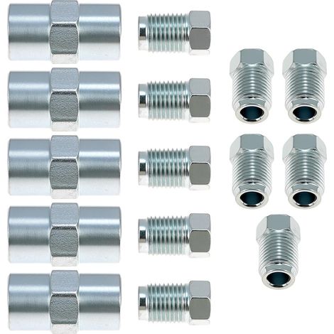 10 raccords à vis M10x1 et 5 connecteurs M10x1 pour conduite de frein Ø 4,75 mm (1/5)
