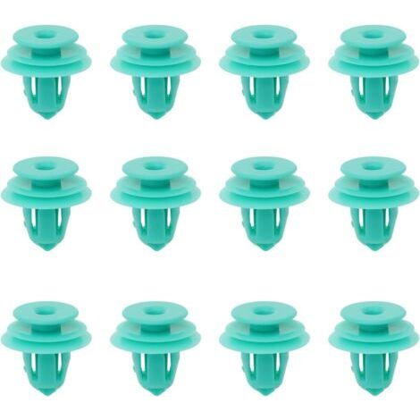 30pcs Clip Décoratif de Panneau de Doublure Intérieure de Porte Clip de Fixation Panneau de Porte Protection 91560SZW003 Compatible avec Honda Accord Civic Jazz et CR-V, Vert (1/5)