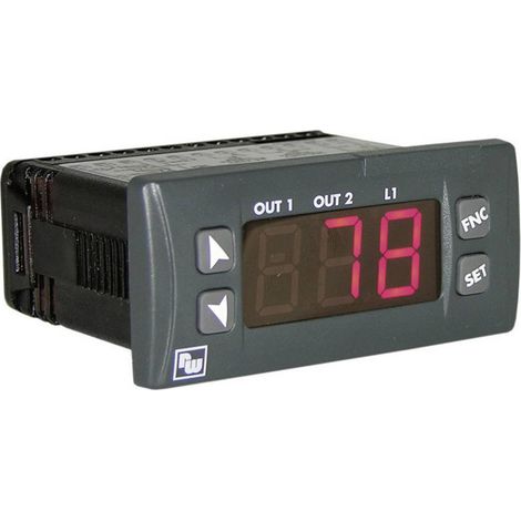 Wachendorff UR3274S3 PID Termostato K, S, R, J, Pt100, Pt500, Pt1000, Ni100, PTC1K, NTC10K Relè 8 A, Relè 5 A, SSR (L x