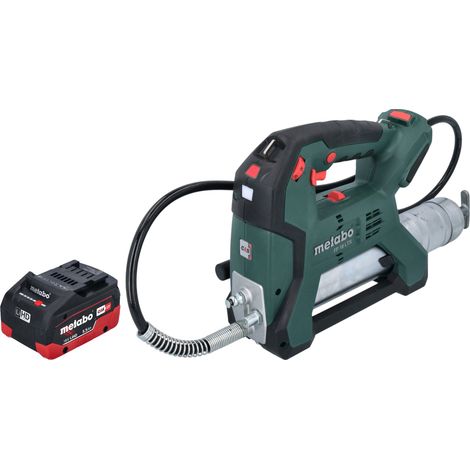 Pompa per grasso a batteria Metabo FP 18 LTX 18 V 690 bar + 1x batteria LiHD 5,5 Ah - senza caricabatteria (1/5)