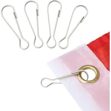 Flagpole mounting hook, all accessories are stainless steel - compatible (1/4)