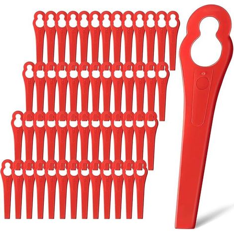 Lot de 100 lames de rechange en plastique pour débroussailleuse Stihl Polycut 2-2 3-2 FSA45 FSA57 40080071000