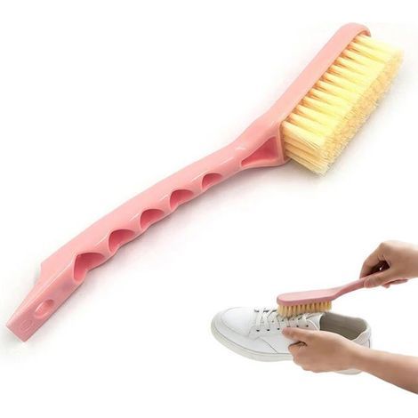 BelleRise – Strapazierfähige und multifunktionale Wäschebürste mit weichen, nicht haarenden Borsten, Reinigungsbürste, Rosa (1/5)