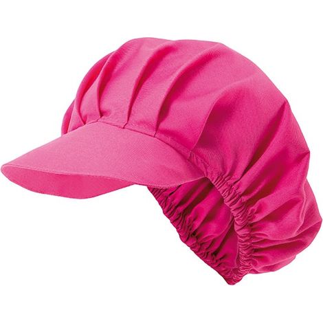 Cofia de cocina con visera rígida y goma elástica VELILLA Serie 404004  Fucsia