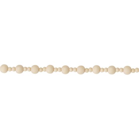 Guirlande De Perles En Bois - 300 Cm - Décoration Festive Intérieure - Pour Arbre De Noël Cheminée Et Intérieur - 1 Pièce (1/5)